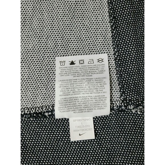 Nike Soul Cycle Mens Cotton Short Sleeve T-Shirt Grey Colorblock High-Low Size L - Picture 9 of 9